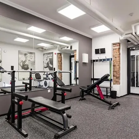 Urban-glam Centre With A Gym And Terrace Apartment *